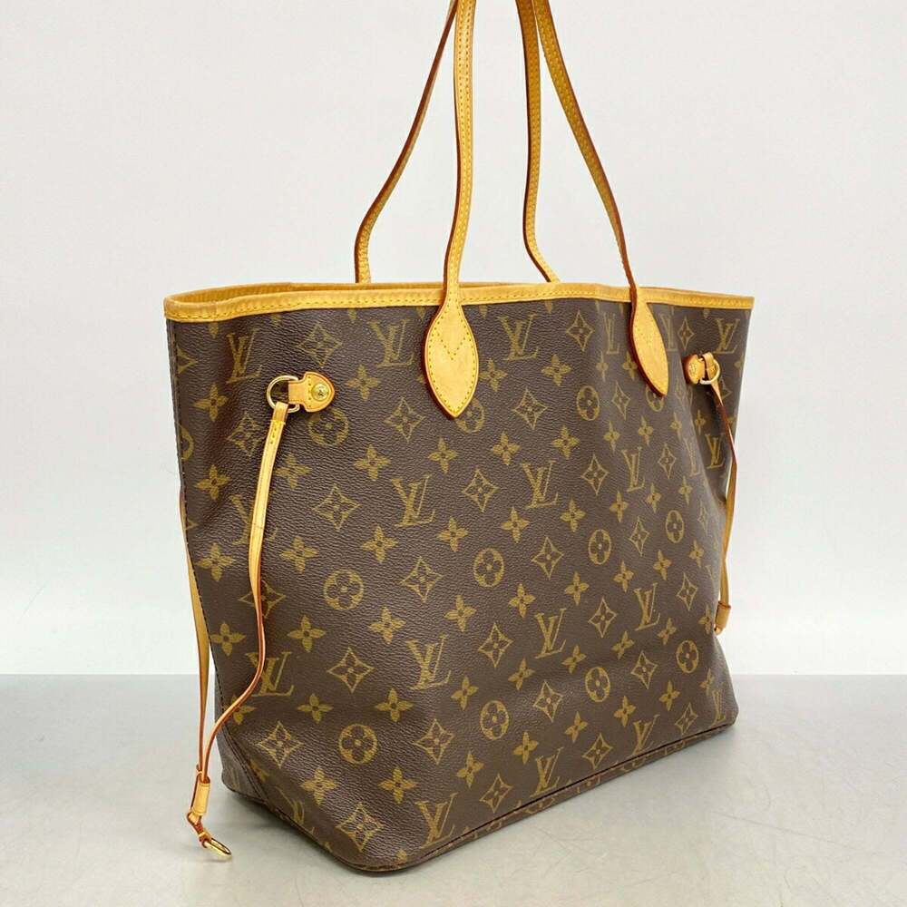 LOUIS VUITTON Brown Monogram Neverfull MM Tote Bag - Picture 2 of 11